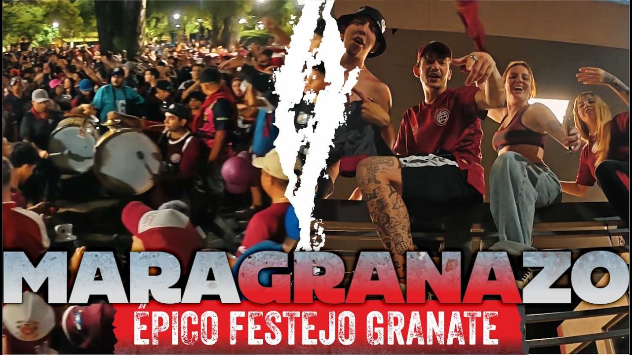 As&iacute; fu&eacute; EL &Eacute;PICO FESTEJO GRANATE en Lan&uacute;s | GRANA CAMPE&Oacute;N EN EL MARACAN&Aacute;