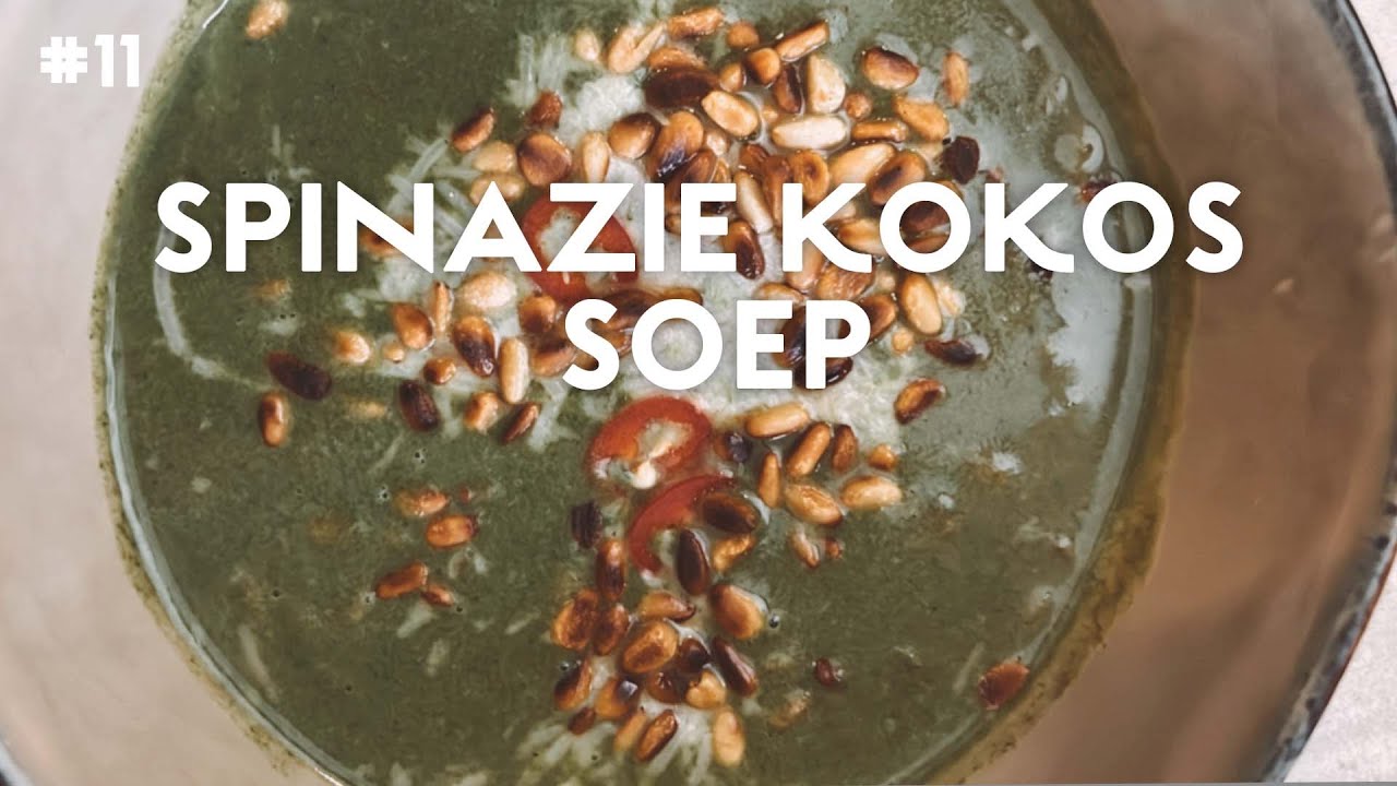 SPINAZIE KOKOS SOEP - RUDY'S RECEPTEN #11