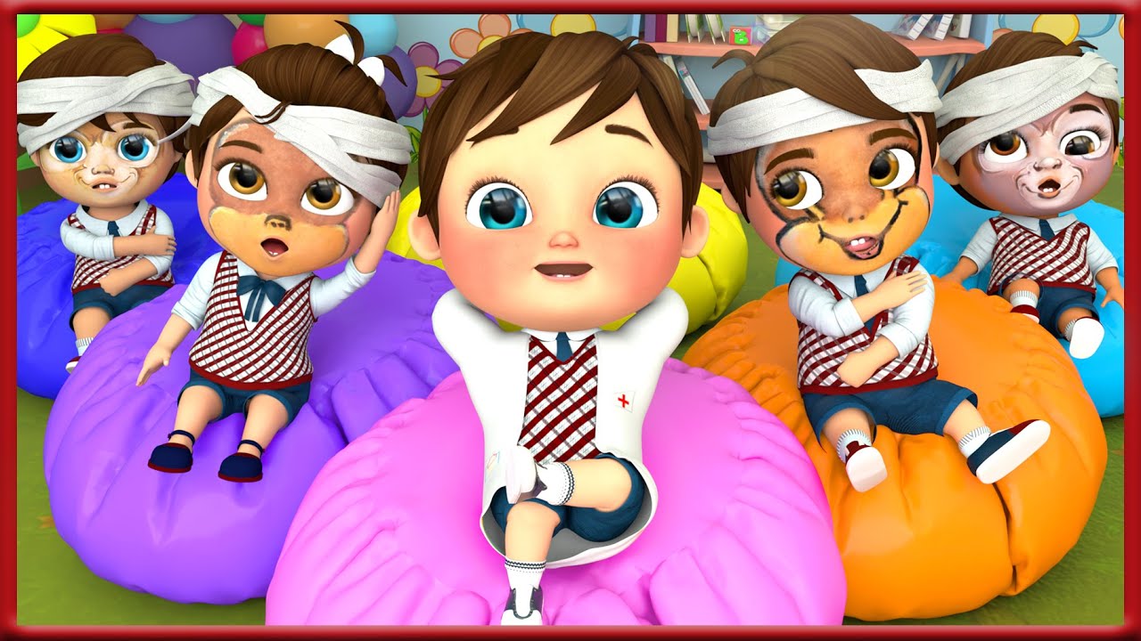 Пять маленьких обезьянок играют в прятки 🐵 | Новорожденные стихи и детские песни #82 #ДетскиеПесни