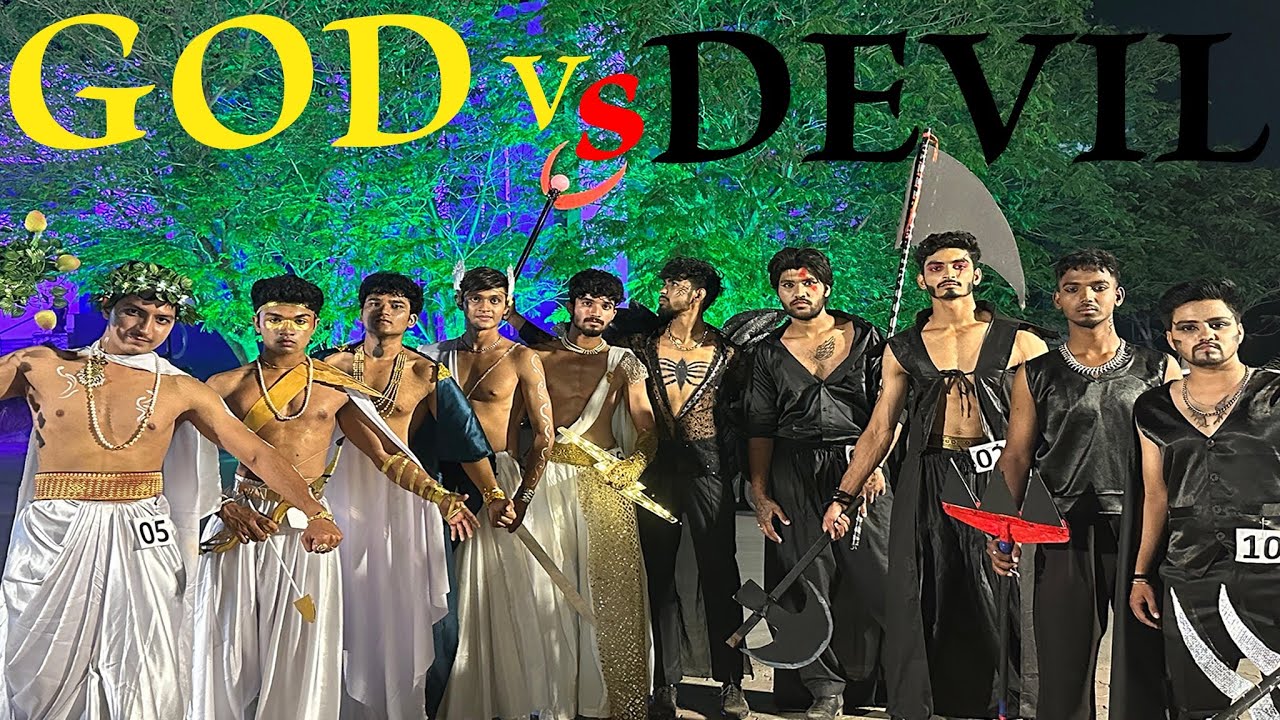 God Vs Devil Theme Fashion show | Antarang 2025 | #fashionshow #godanddevil #devil #god