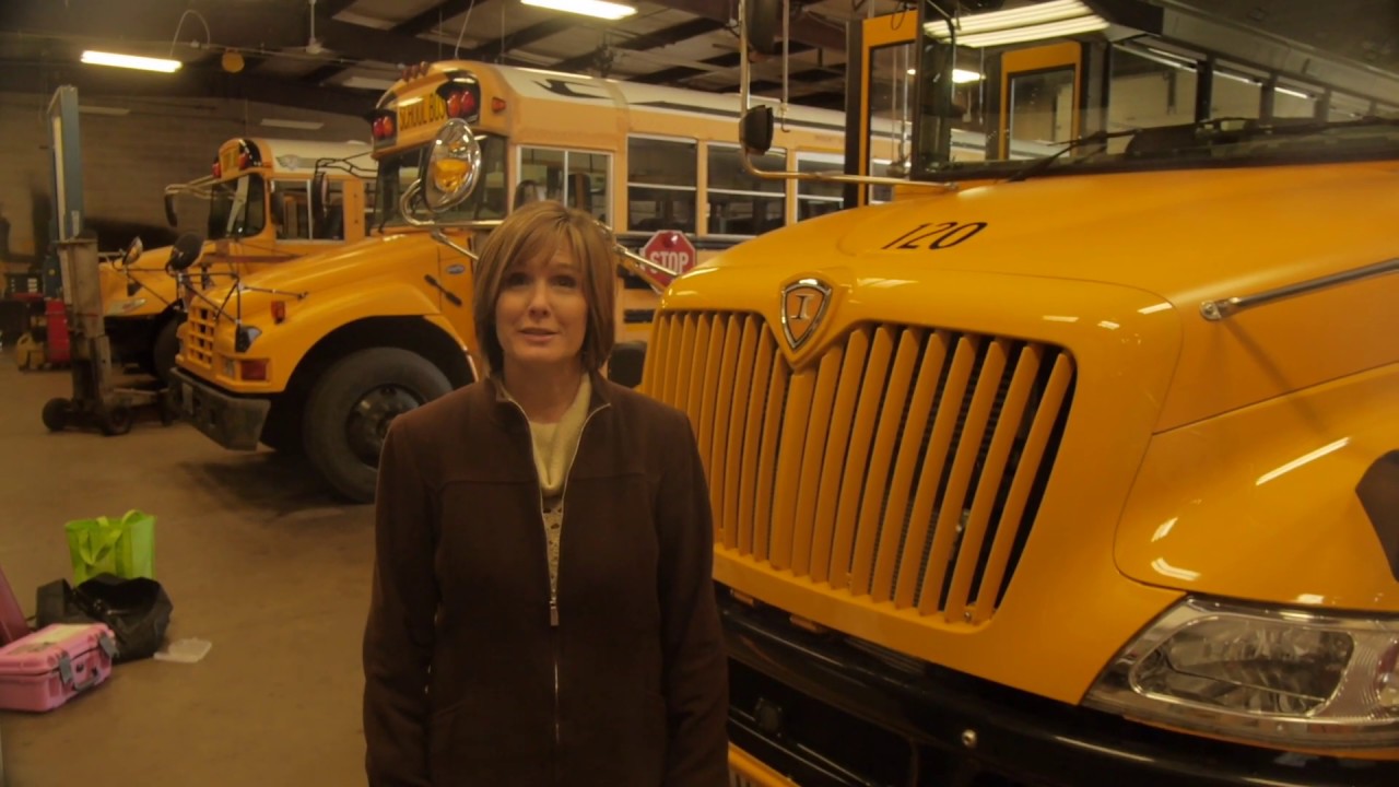 School Bus Pre-trip demonstration Class B CDL2019 Conventional International