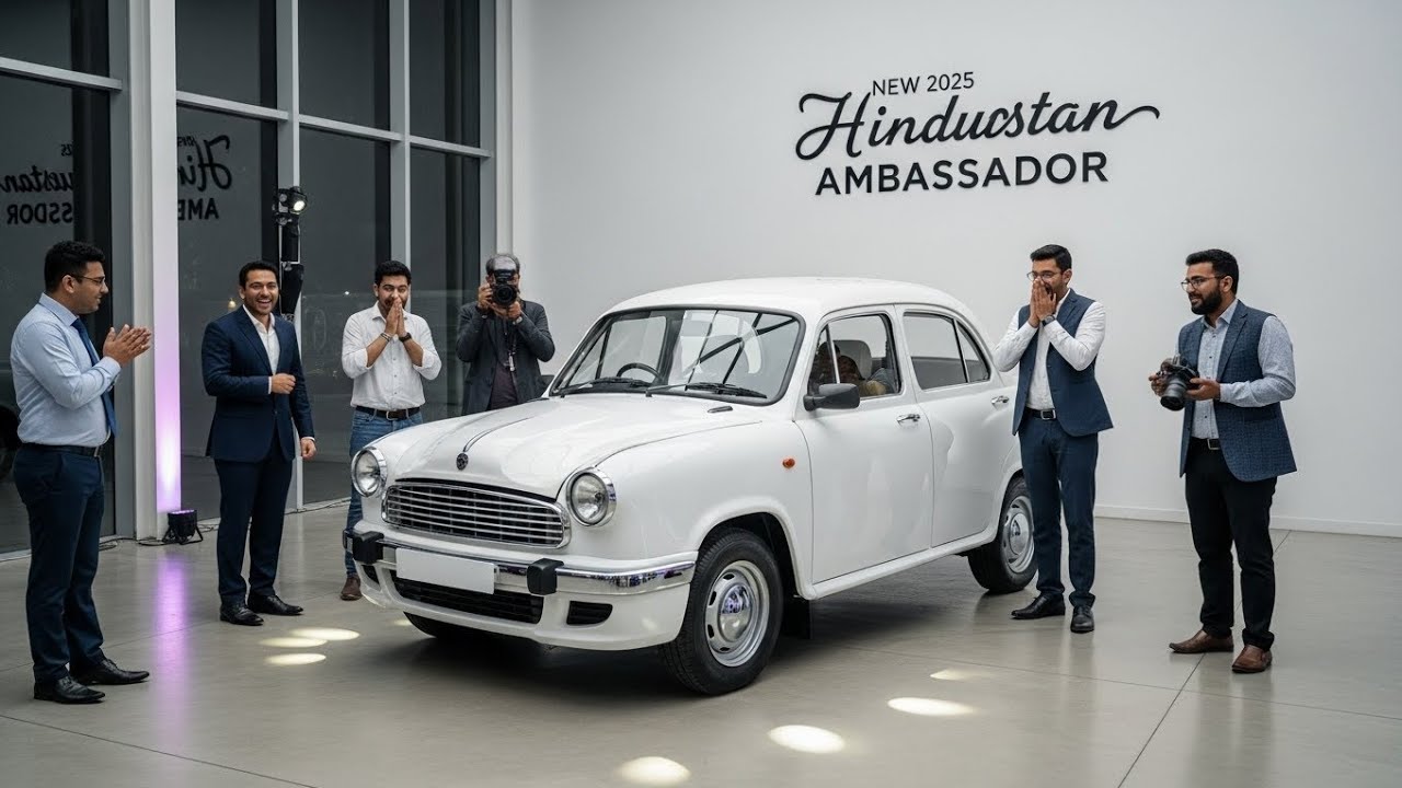 Новый Hindustan Ambassador 2025 года наконец-то представлен!!! Он вернулся! 😱 Легендарный автомоб...