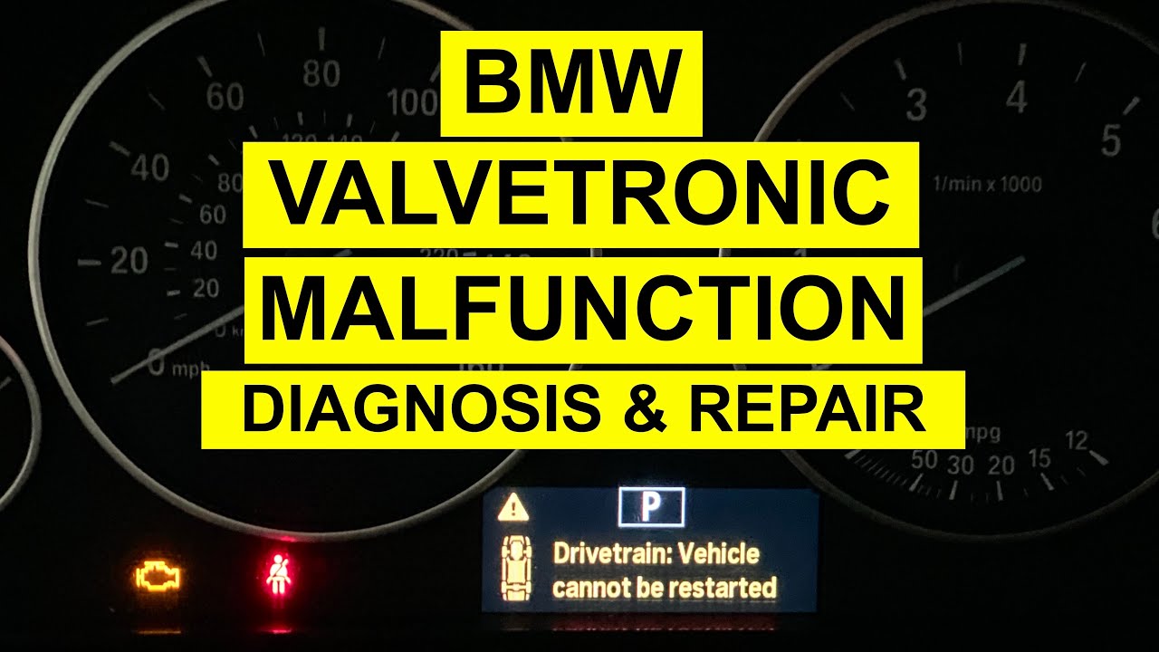BMW Drivetrain Malfunction: Valvetronic Eccentric Shaft Actuator No Movement - Diagnosis & Repair