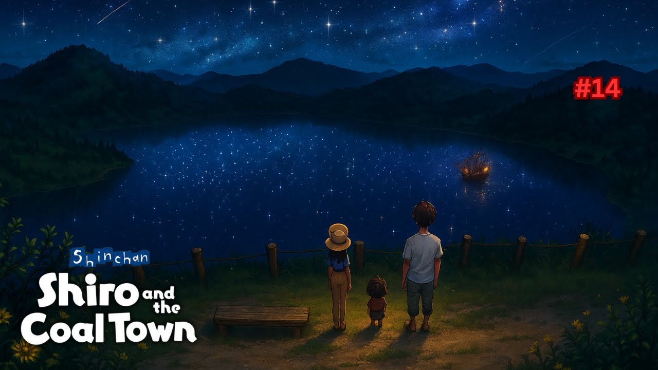 Finally watching the meteor shower | Shinchan Shiro and the Coal Town part 14