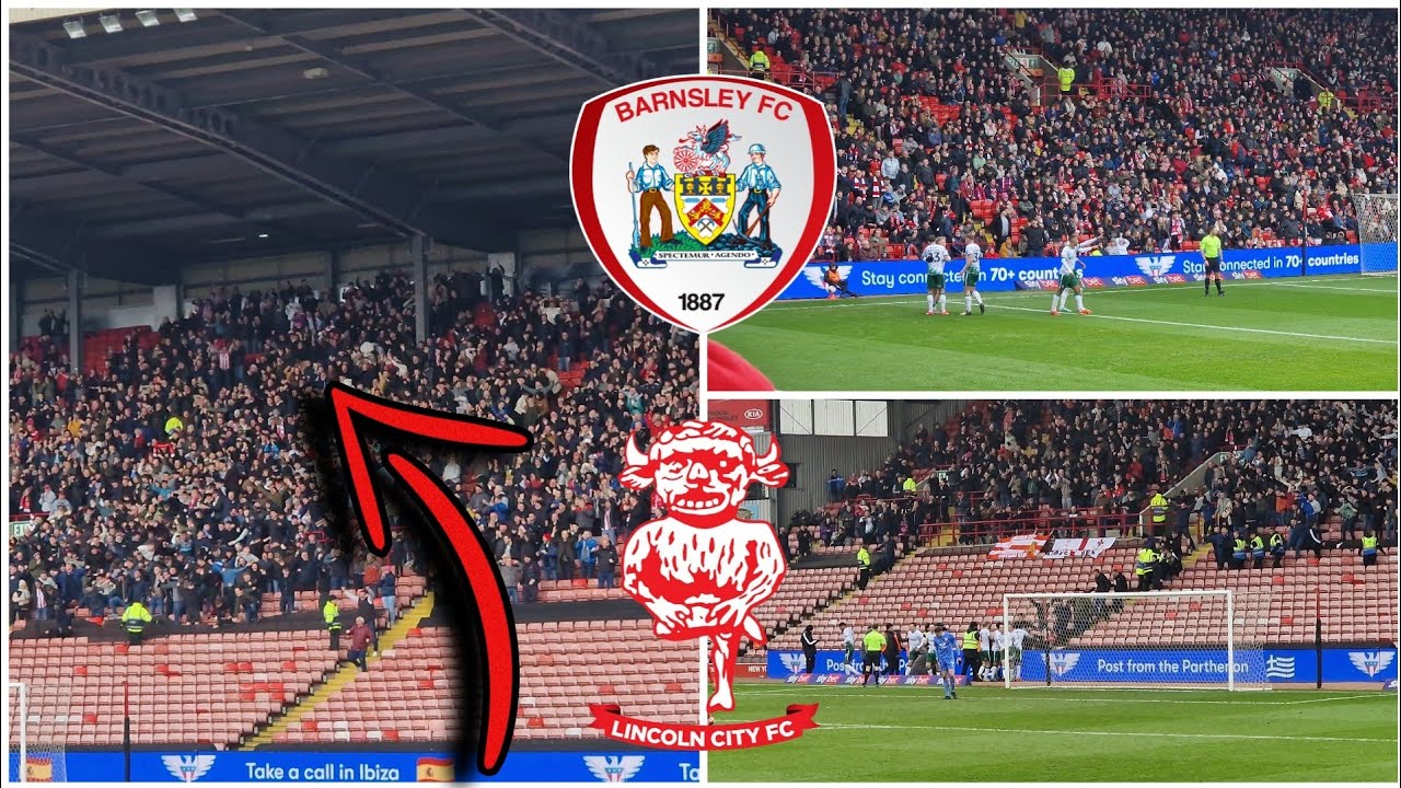 2000 LINCOLN FANS GO MENTAL IN 6 GOAL THRILLER!/ Barnsley Vs Lincoln Vlog!