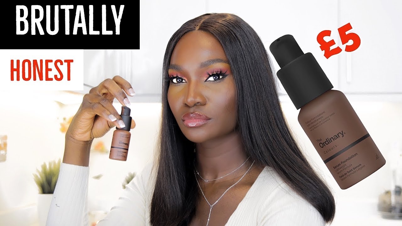THE ORDINARY SERUM FOUNDATION ON DARKSKIN | FIRST IMPRESSIONS & REVIEW ON OILY SKIN