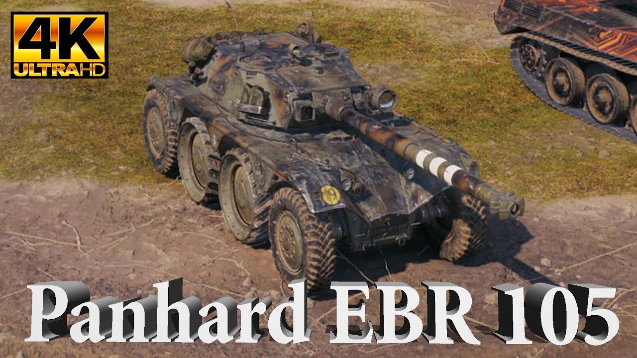 Panhard EBR 105 Video in Ultra HD 4K🔝 Patrol Duty | 13,796 Assist | World of Tanks