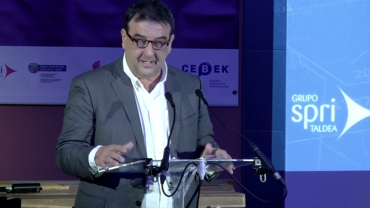 XXIX Premio Marcelo Gangoiti saria (Eduardo Briones, alcalde de Muskiz)