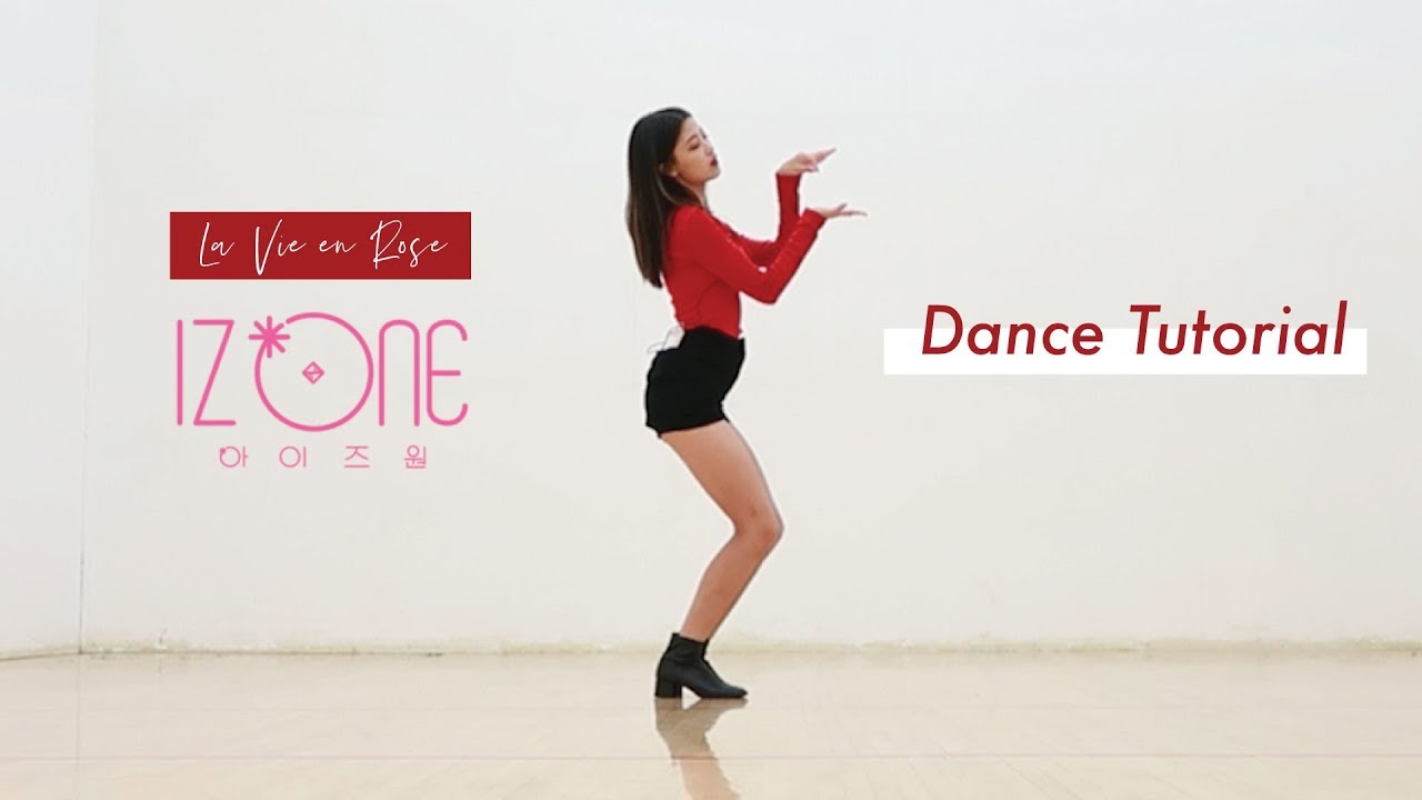izone - La Vie en Rose Dance Tutorial Mirrored