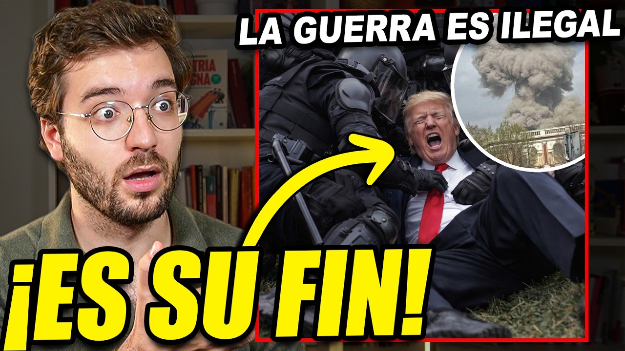TRUMP PUEDE SER DETENIDO POR LO DE IRÁN. SE HA SALTADO LA LEY.
