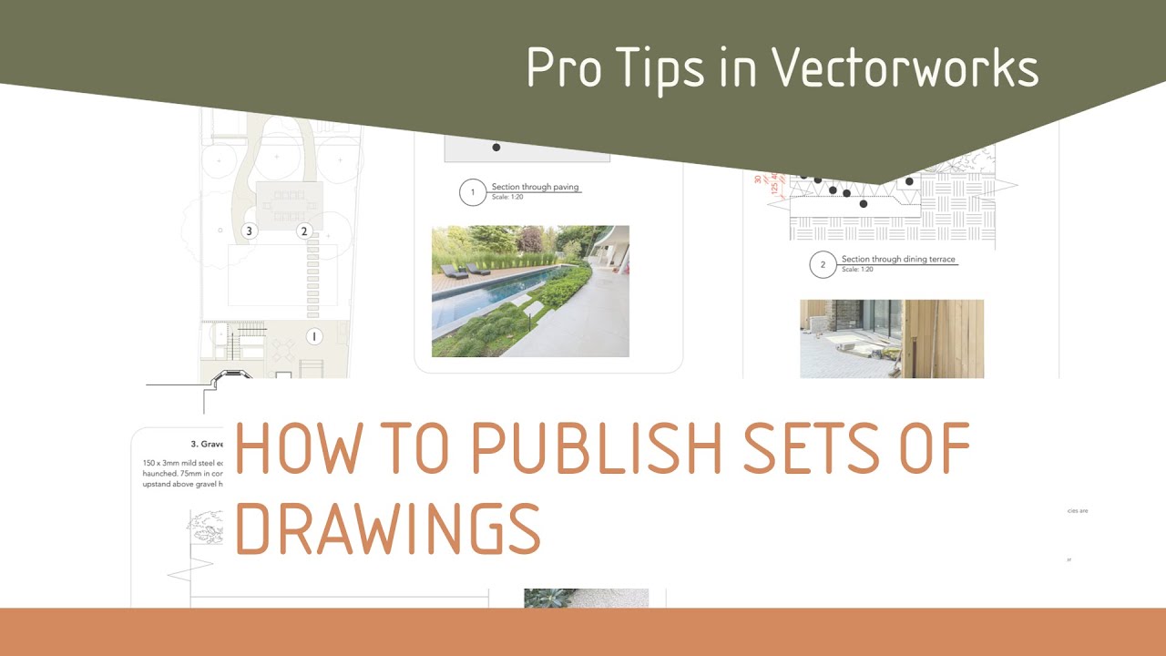 Vectorworks - How to publish sets of drawings