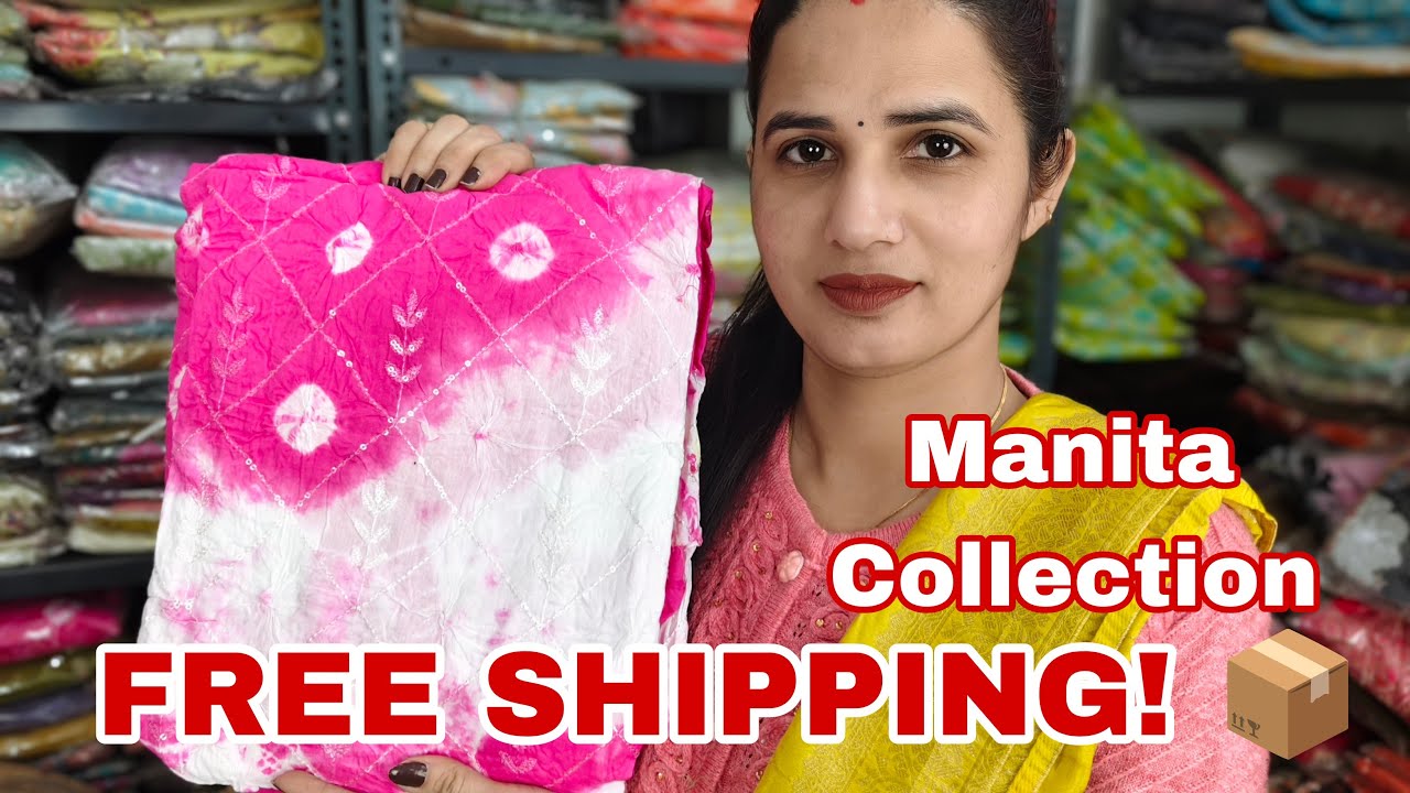 🎁 Watch Live For Bumper Surprise & New Suits! 🥳Manita collection dhansa 9871475647