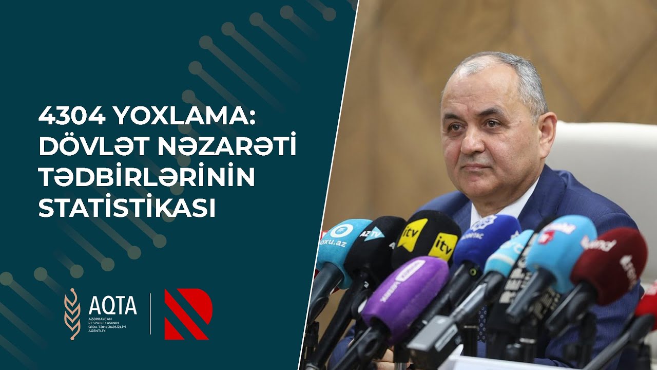 4304 yoxlama: Dövlət nəzarəti tədbirlərinin STATİSTİKASI - REAL TV