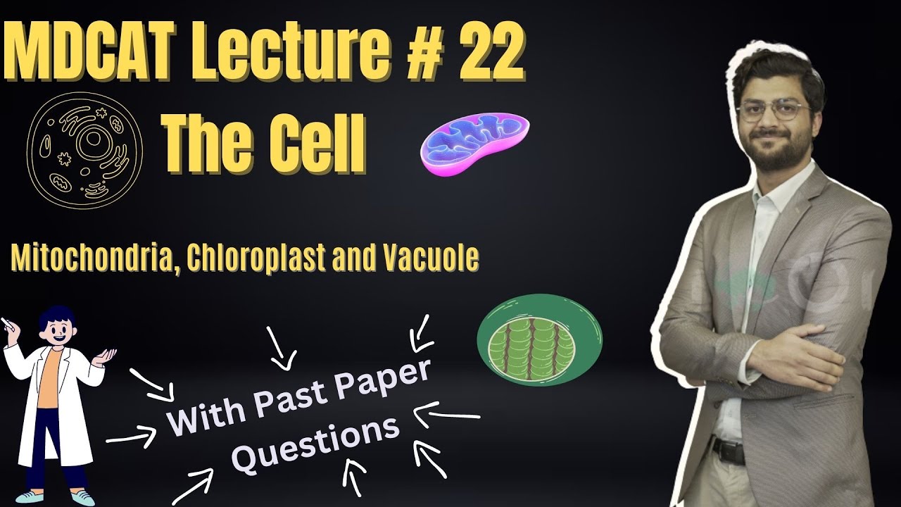 22- Mitochondria, Chloroplast and Vacuole | MDCAT Series | Lecture # 22 #mdcat #mdcat2023