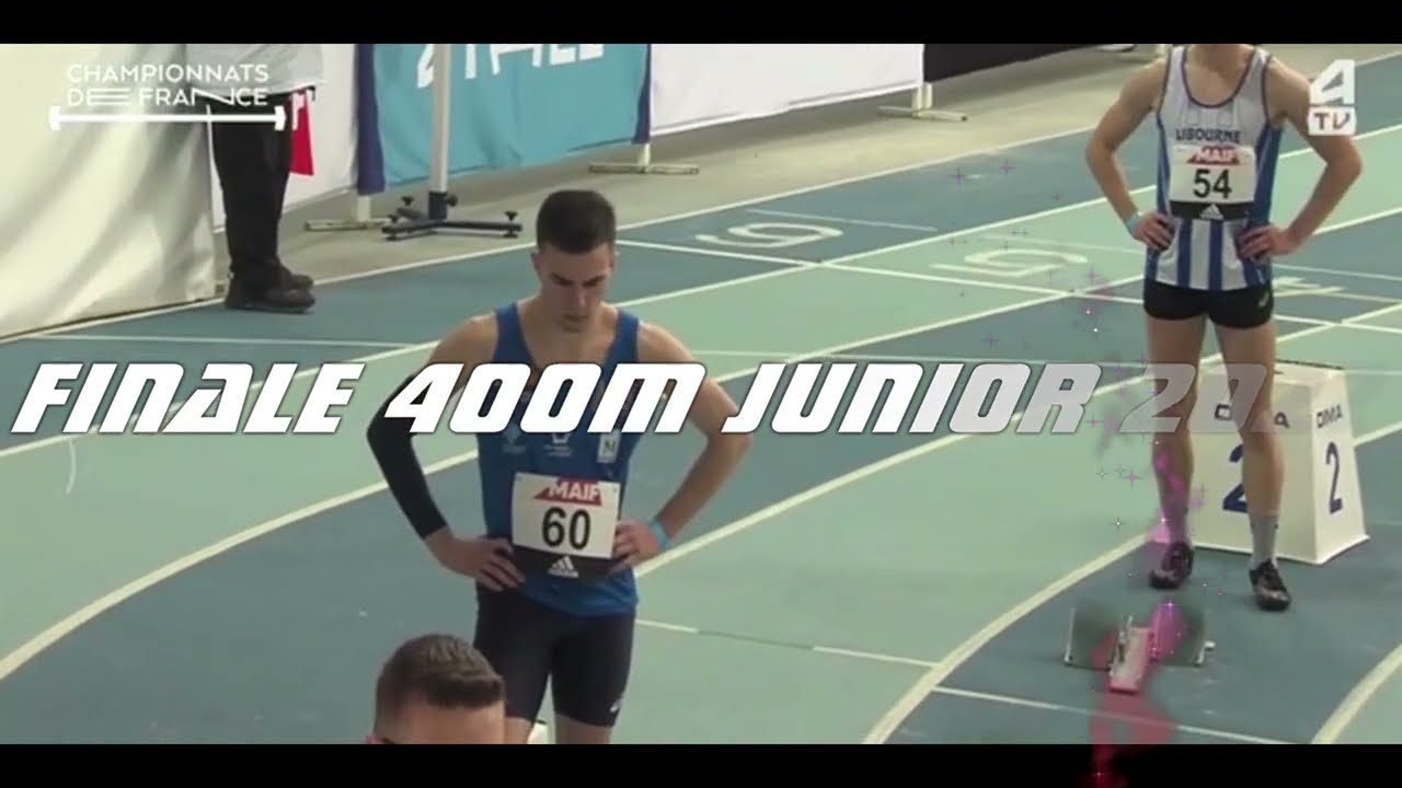 Finale 400m Junior Championnat de France 2022