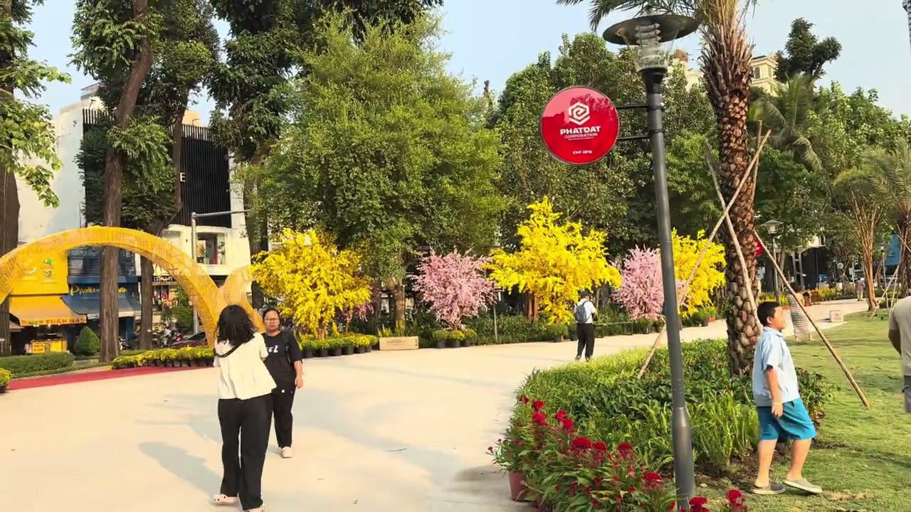 Giữa lòng Quận 3 nhộn nhịp, một công viên mới bất ngờ xuất hiện đón Xuân 2026 🌸