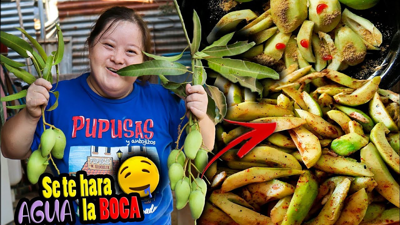 PREPARANDO unos Ricos MANGOS 100% SALVADOREÑOS CON LA CHOL