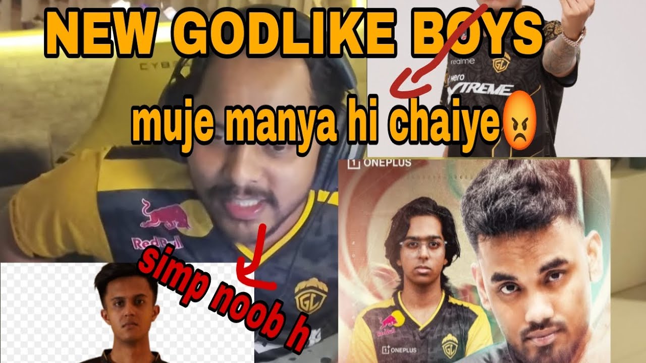FULL UPDATE NEW GODLIKE LINEUP CHANGES 💯✅💛💛💛 @GodLikeEsportss  #pubgmobile #bgmi #gamer #gaming 