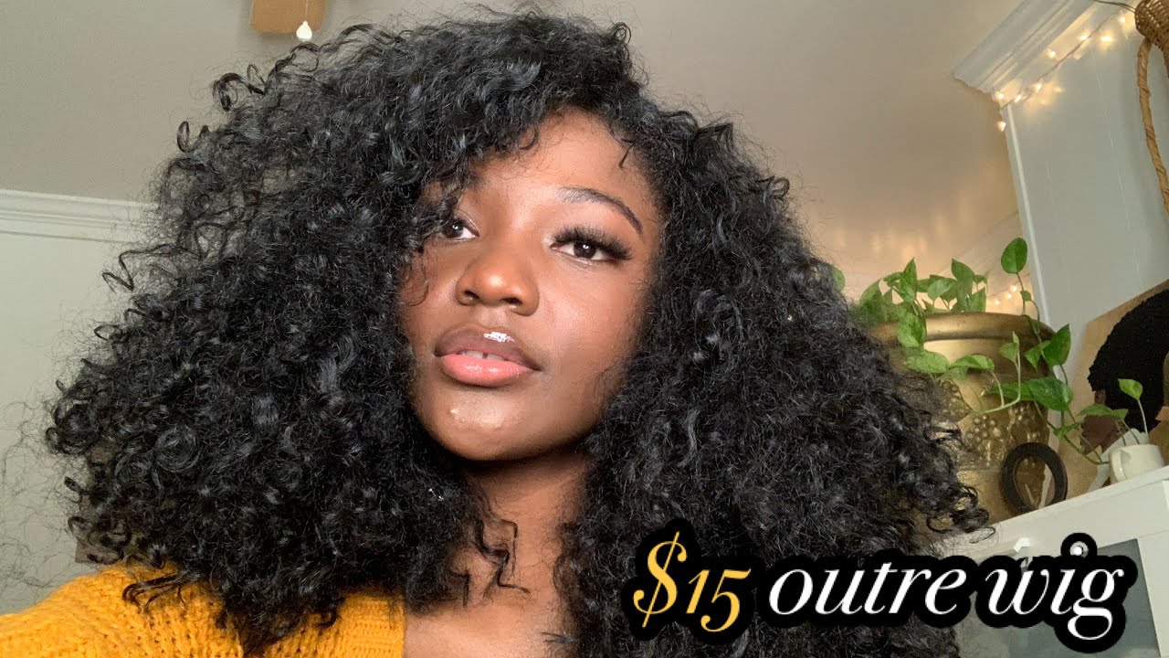 REVIVE AN OLD SYNTHETIC WIG| OUTRE PENNY HALF WIG| $15 CHEAP WIG