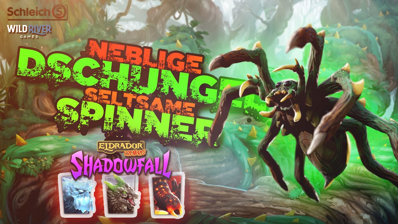 neblige Dschungel & seltsame Spinner 🕸️ Eldrador Creatures Shadowfall Gameplay | Schleich / deutsch