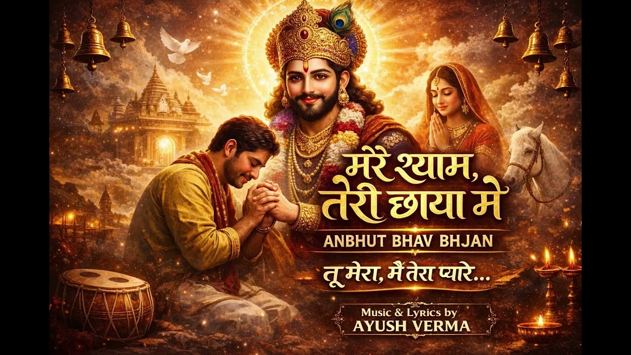 मेरे श्याम तेरी छाया में ❤️ | Tu Mera Main Tera Pyare | Khatu Shyam Ji  Bhajan | Ayush Verma