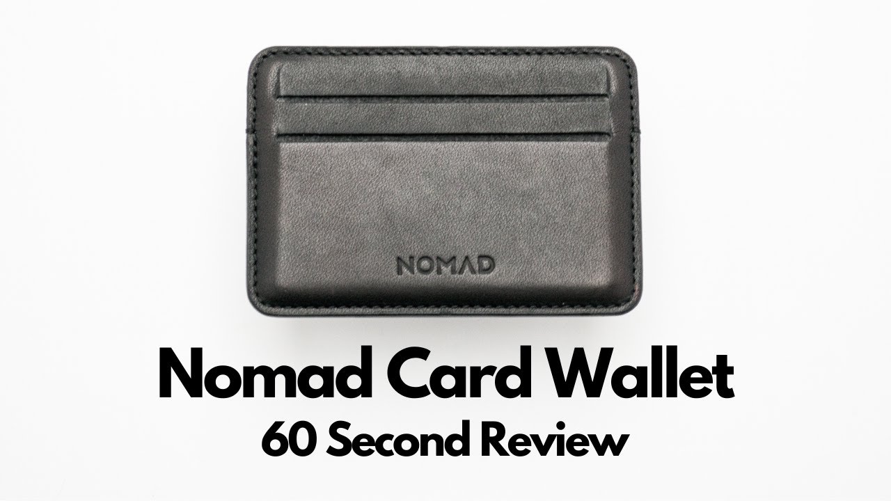 Nomad Card Wallet - 60 Second Review #shorts #nomad #60secondreview