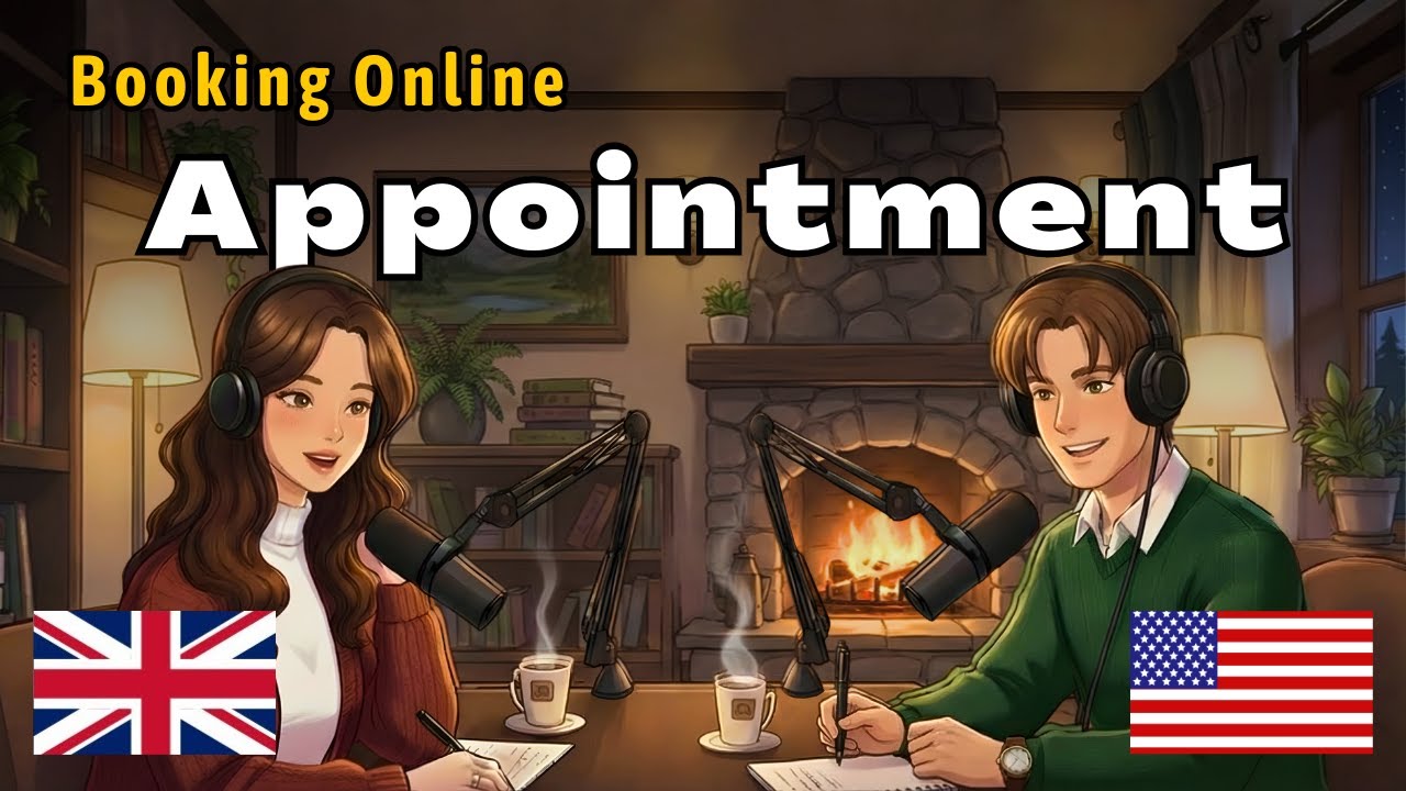 How to Book an Appointment Online - English Listening Podcast