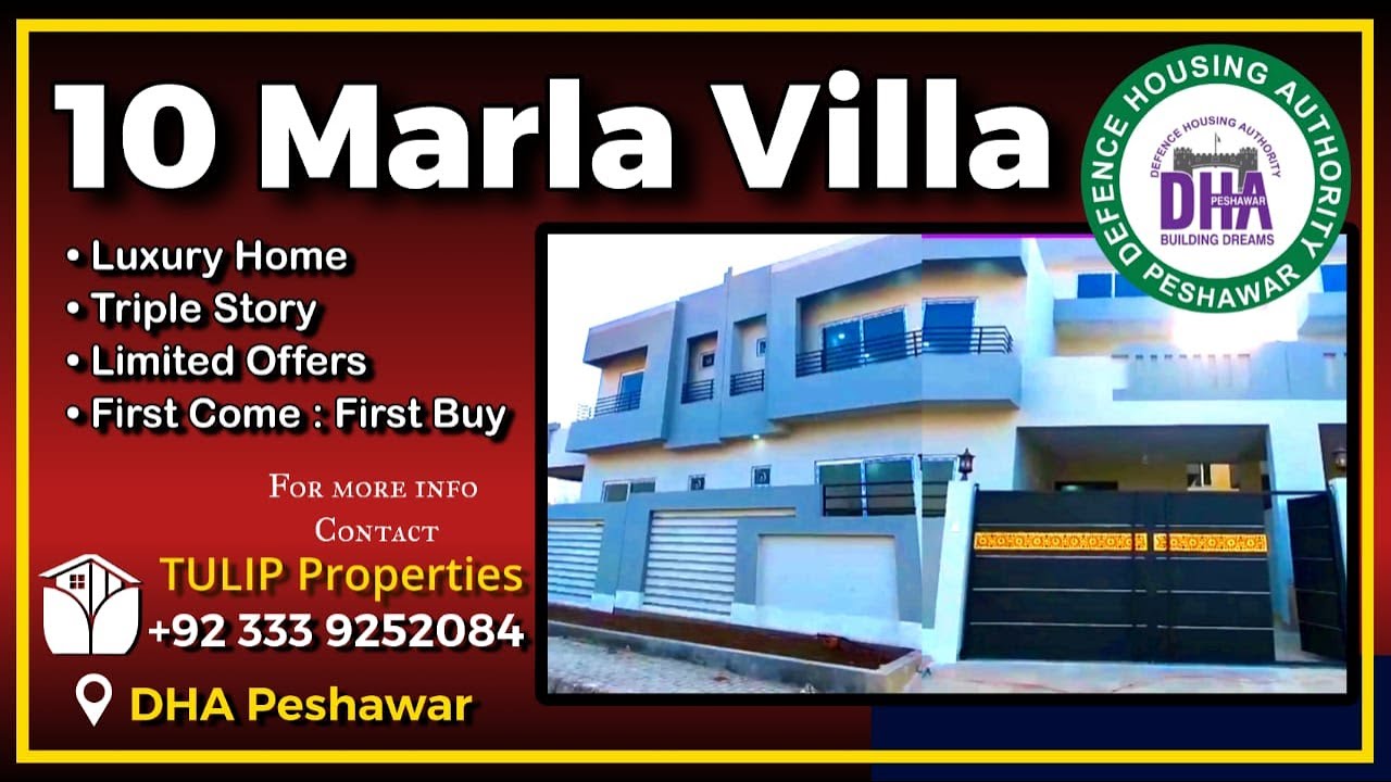 10 Marla Luxury House for Sale in DHA Peshawar | Prime Location & Best Price! 🔥