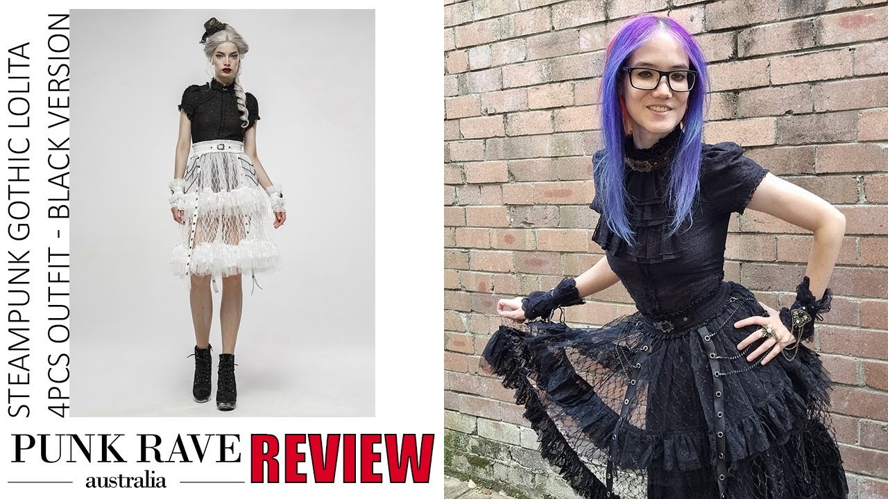 Steampunk Gothic Lolita Set - Punk Rave Australia Review Video