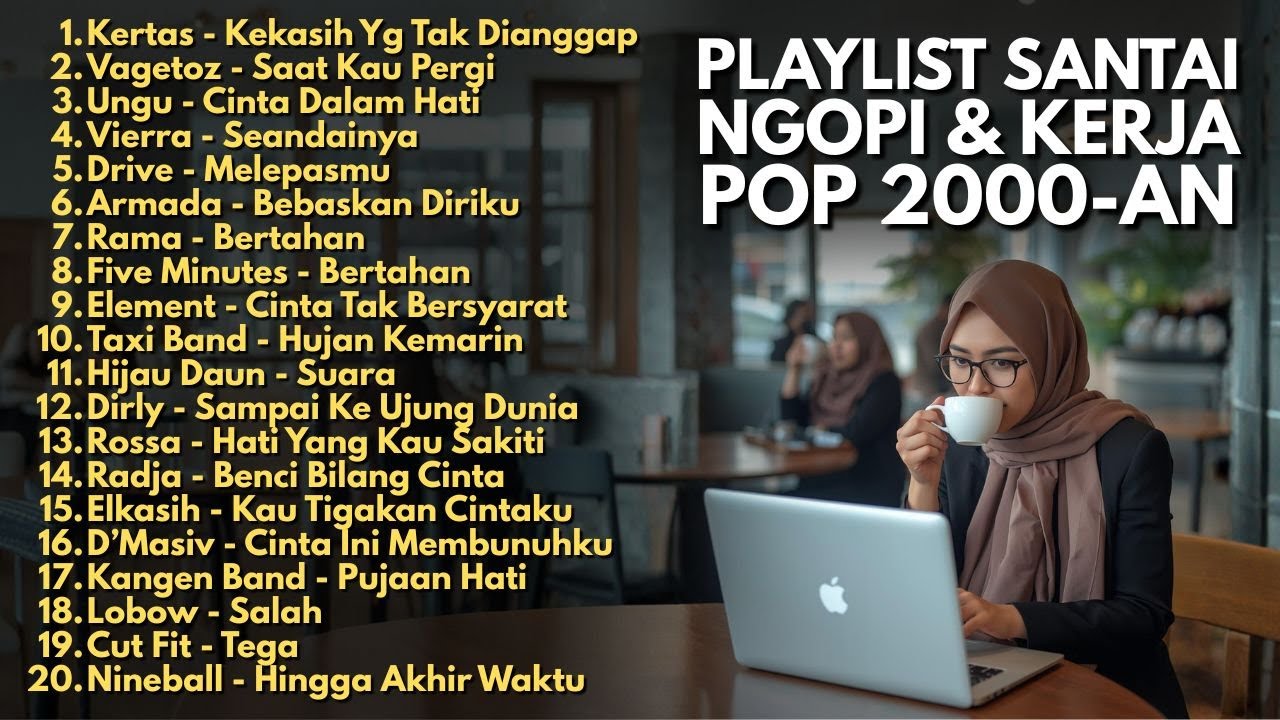 KUMPULAN AKUSTIK POP 2000-AN LAGU INDONESIA HITS BUAT SANTAI & NGOPI | Top Playlist Coffee Shop