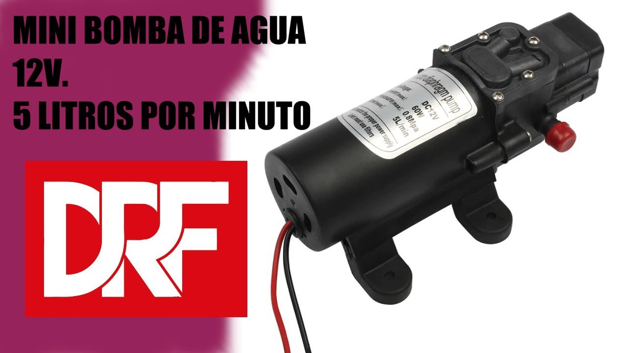Mini bomba de agua de diafragma de 12V - Unboxing