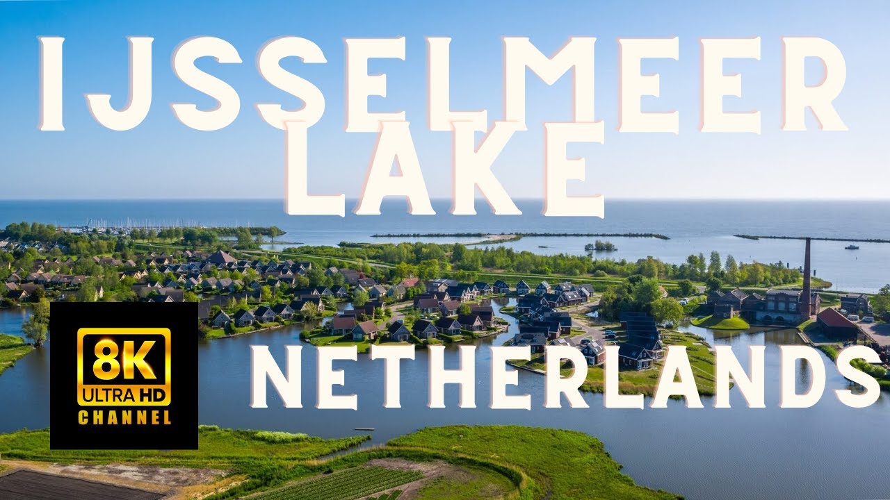Ijsselmeer Lake, Netherlands - One of the most beautiful places in the world 4K video