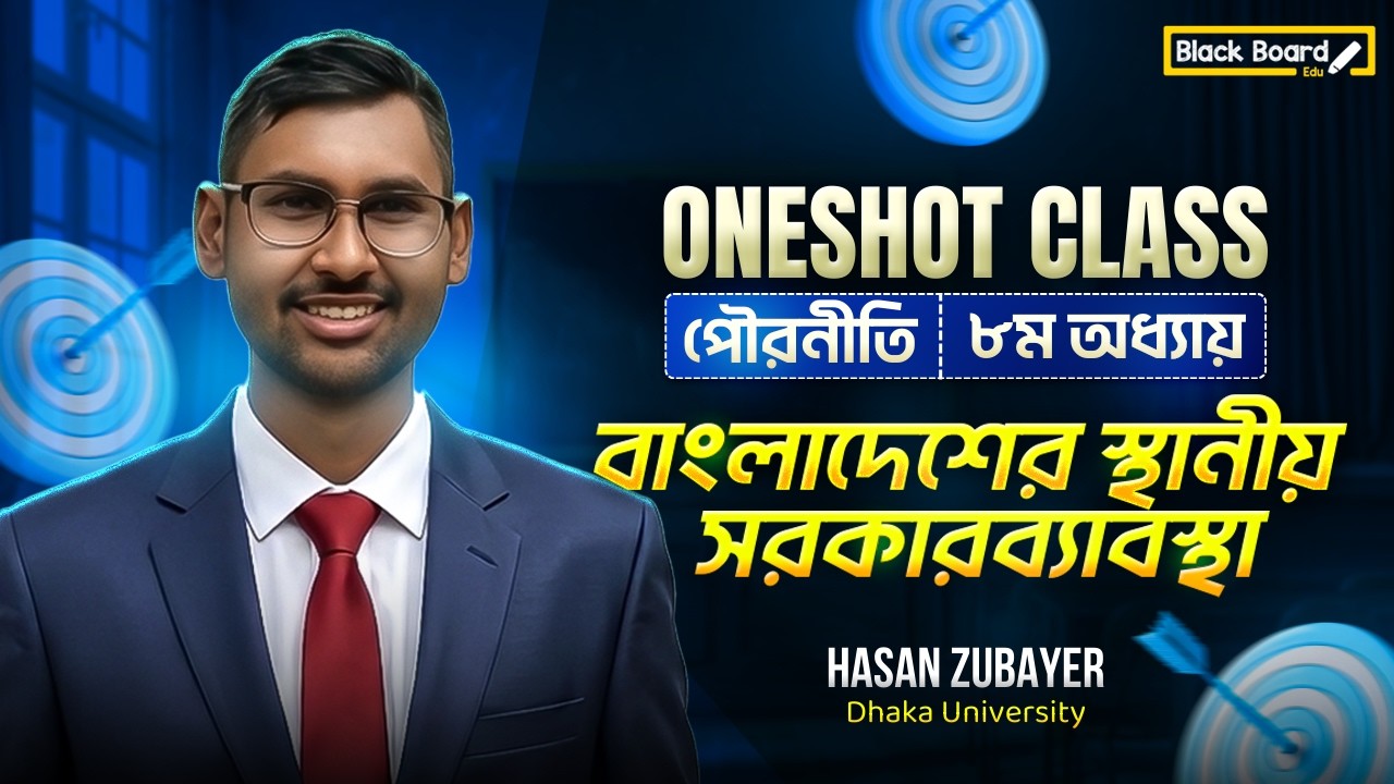 SSC 2026: পৌরনীতি ও নাগরিকতা ৮ম অধ্যায় Oneshot Class  | SSC 2026 Preparation | Sohayok School