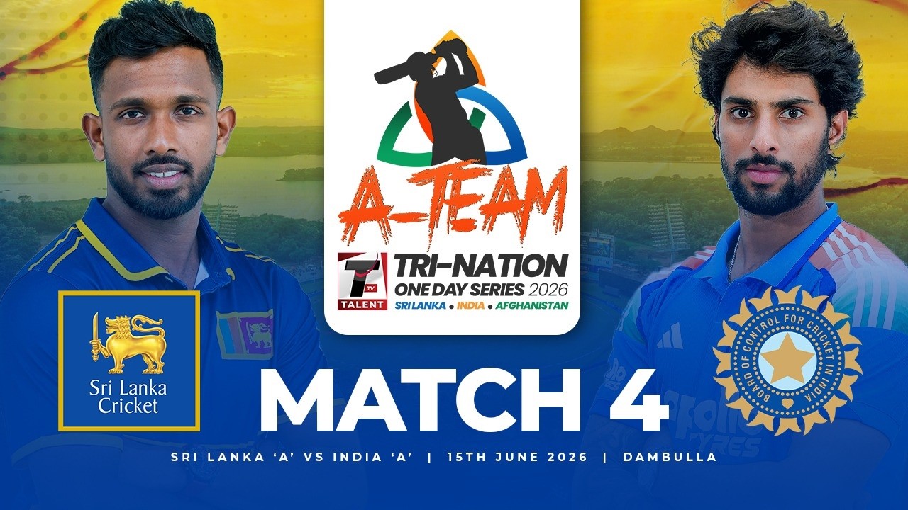 🔴 LIVE | One Day Match No - 04 | SL 'A' vs IND 'A' | A Team Tri-Nation One Day Series 2026