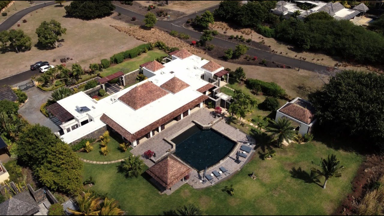 Inside an exceptional five-bedroom villa in the west of Mauritius