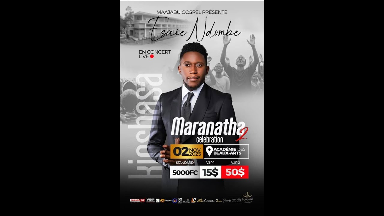 Concert Celebration Maranatha avec Esai NDOMBE