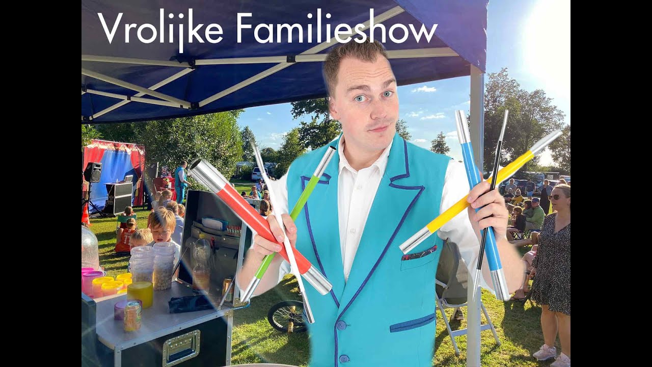 Familiegoochelaar Marc - Familie Goochelshow