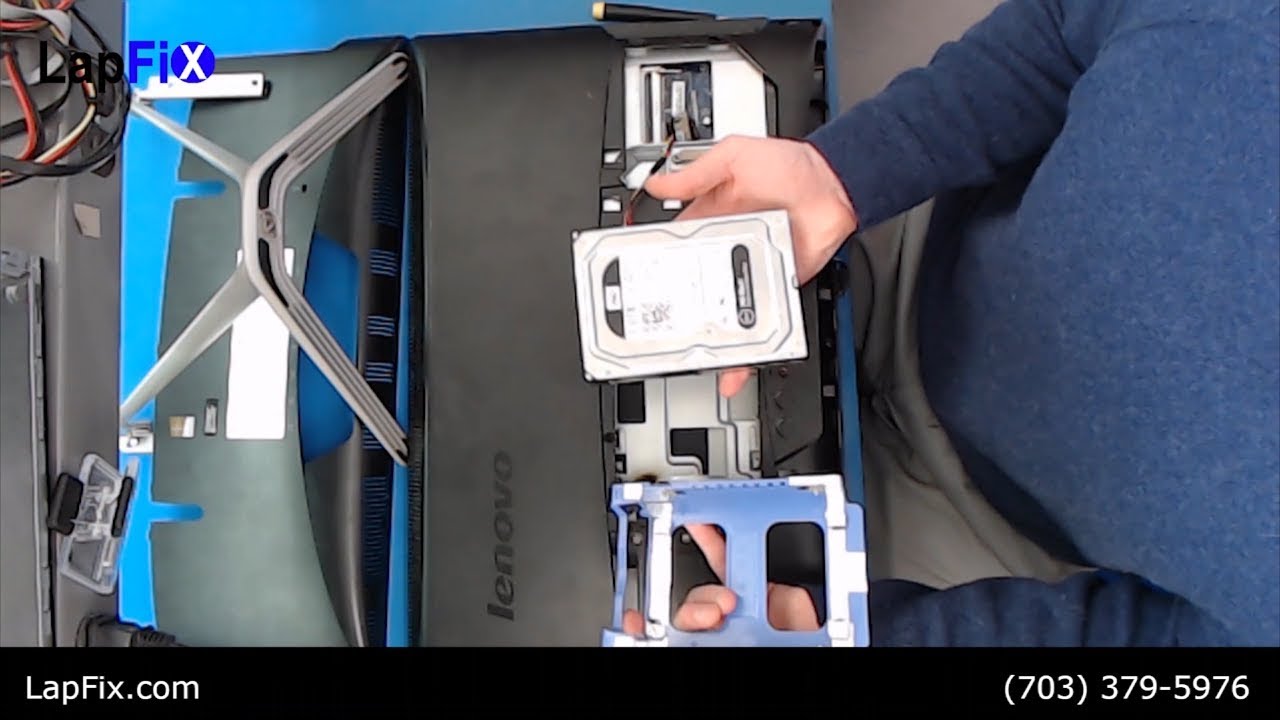 Lenovo All-In-One C540 SSD Upgrade - How to : Basic | LapFix
