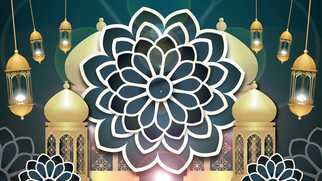 4K VISUAL LOOP ANIMATION (VJ LOOP)  -  MOSQUE ISLAMIC PART 3
