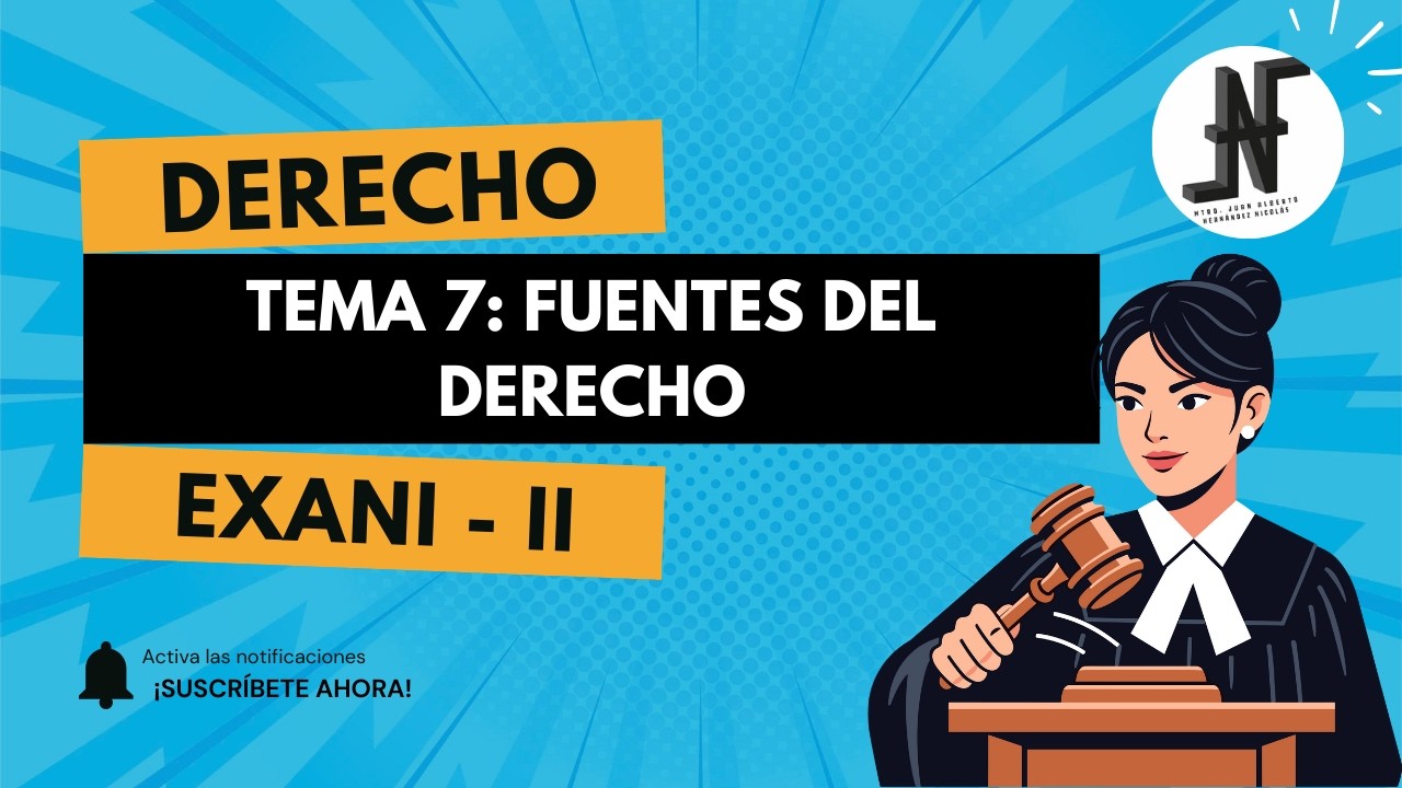 𝐅𝐮𝐞𝐧𝐭𝐞𝐬 𝐝𝐞𝐥 𝐃𝐞𝐫𝐞𝐜𝐡𝐨. 𝐓𝐞𝐦𝐚 𝟕. 𝐃𝐞𝐫𝐞𝐜𝐡𝐨, 𝐄𝐗𝐀𝐍𝐈 - 𝐈𝐈.