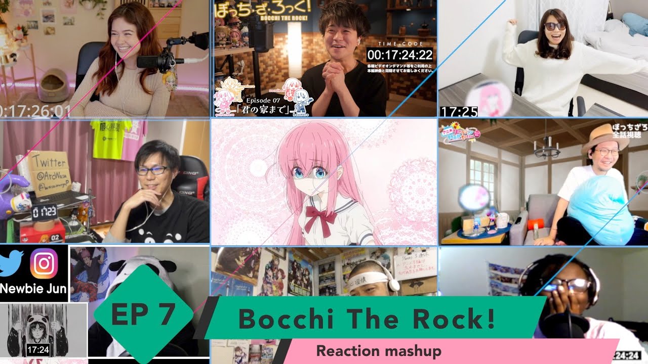 Bocchi The Rock! Episode 7 Reaction Mashup: ぼっちざろっく！リアクション
