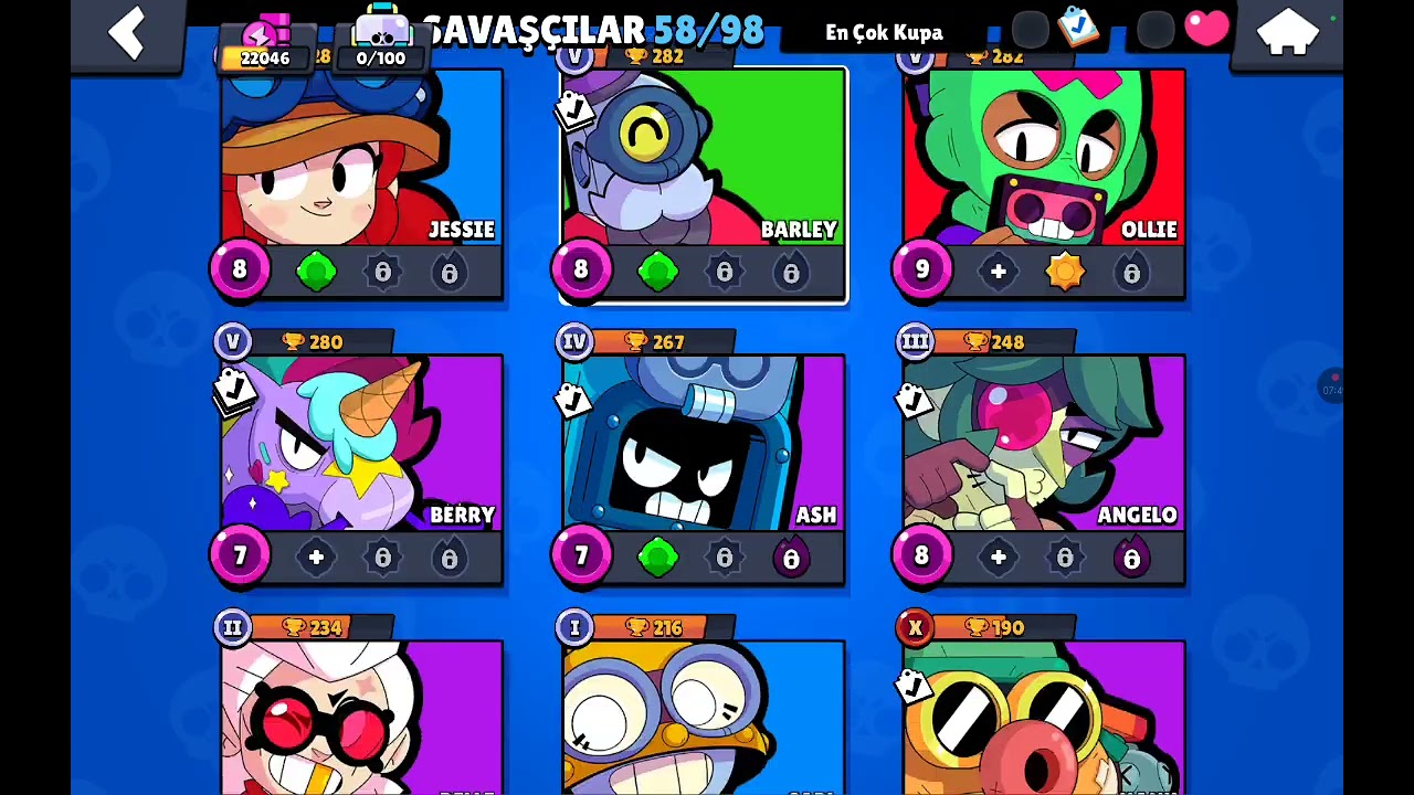 Bugün  brawl stars oynuyoruz