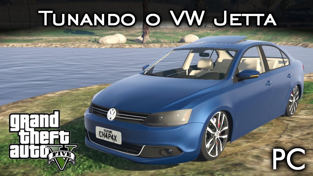 Tunando o VW Jetta - MOD! SURPRESA no Test Drive! ;) | GTA V - PC [PT-BR]