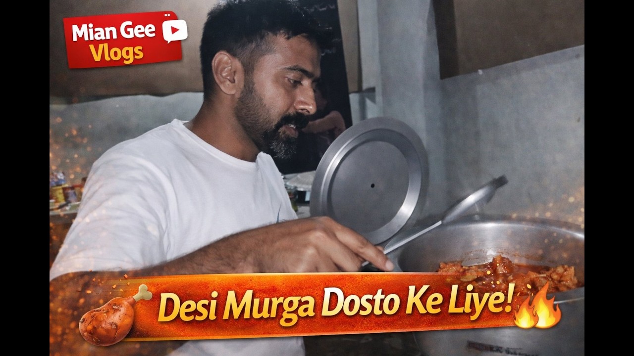 Aaj Doston Ke Liye Apne Hathon Se Desi Murga Banaya 🍗🔥 | Funny Vlog