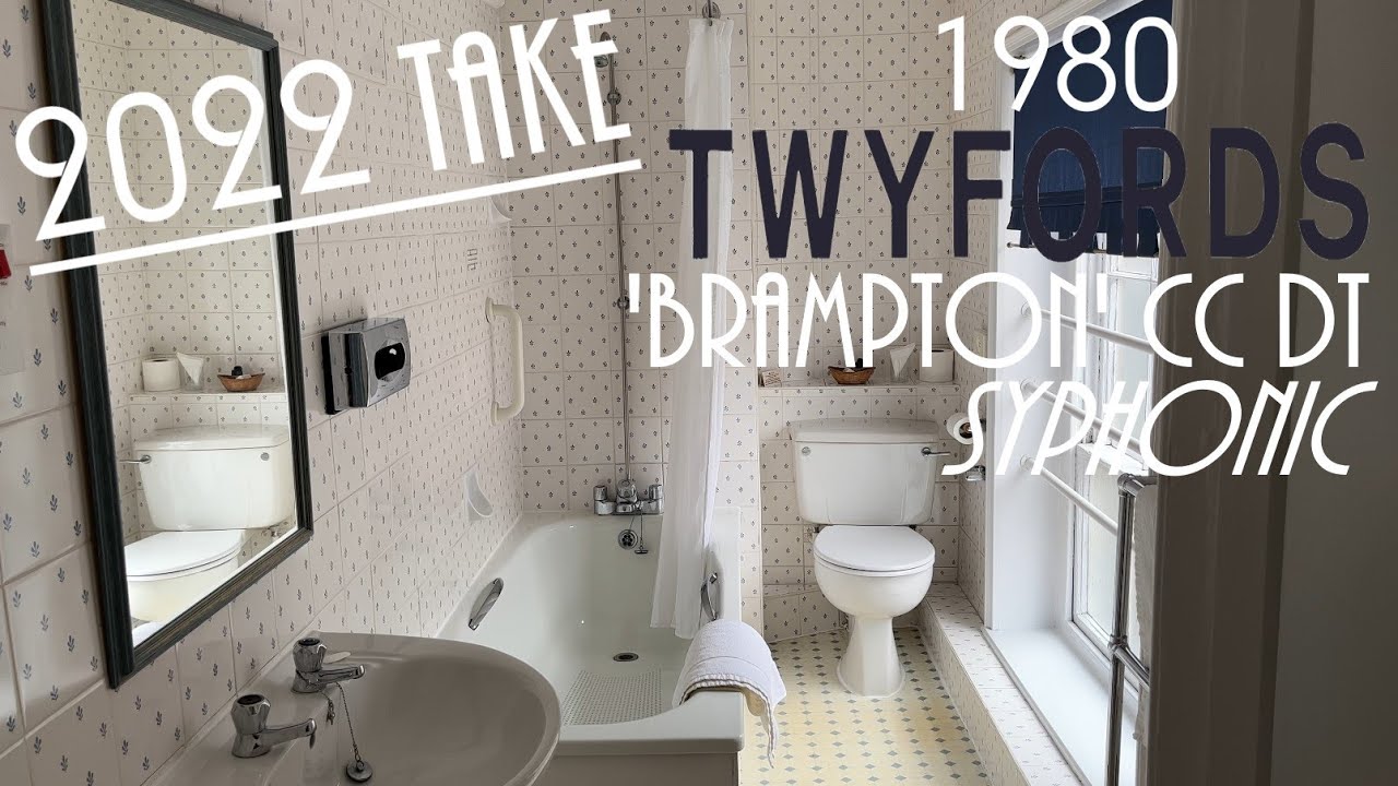 2022 Re-take: Rare 1980 Twyfords 'Brampton' Close Coupled Double Trap Syphonic