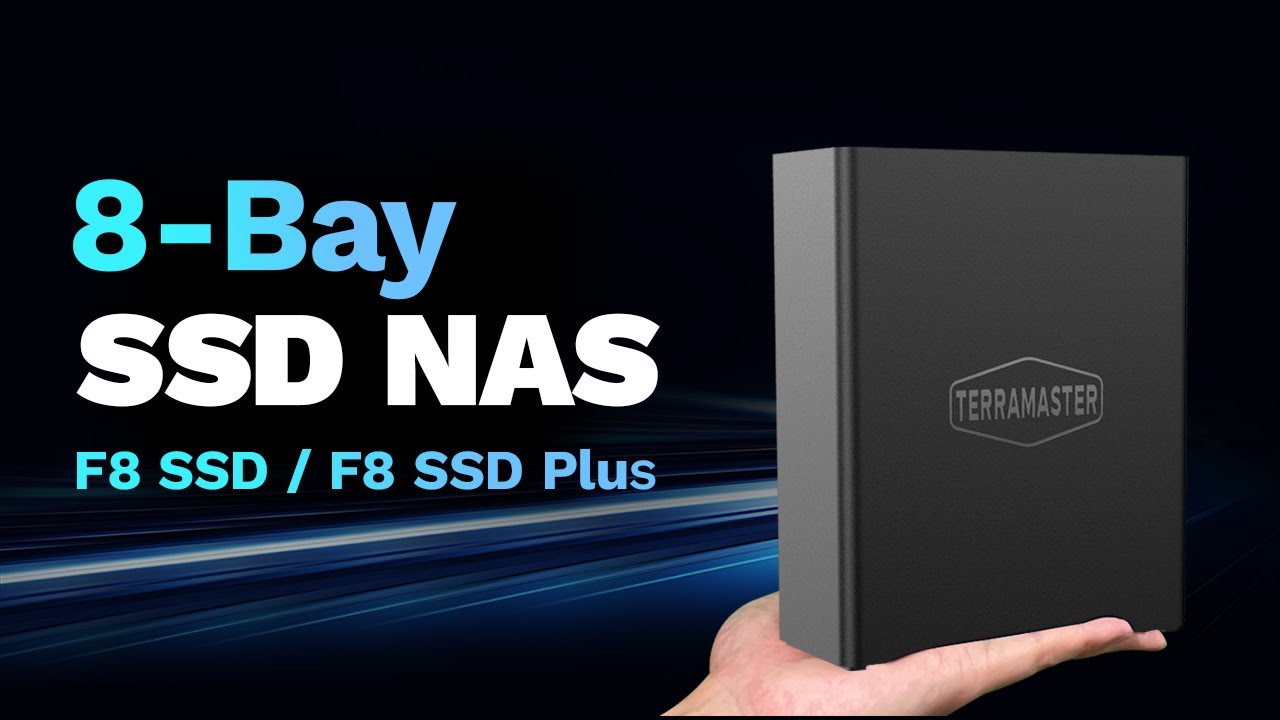 TerraMaster F8 SSD Plus - накопителямипомещаетсяналадони