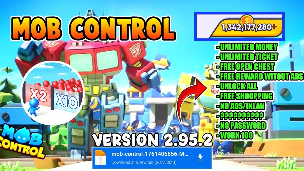 New UPDATE ‼️Download Mob Control Mod Apk Terbaru Unlimited Money