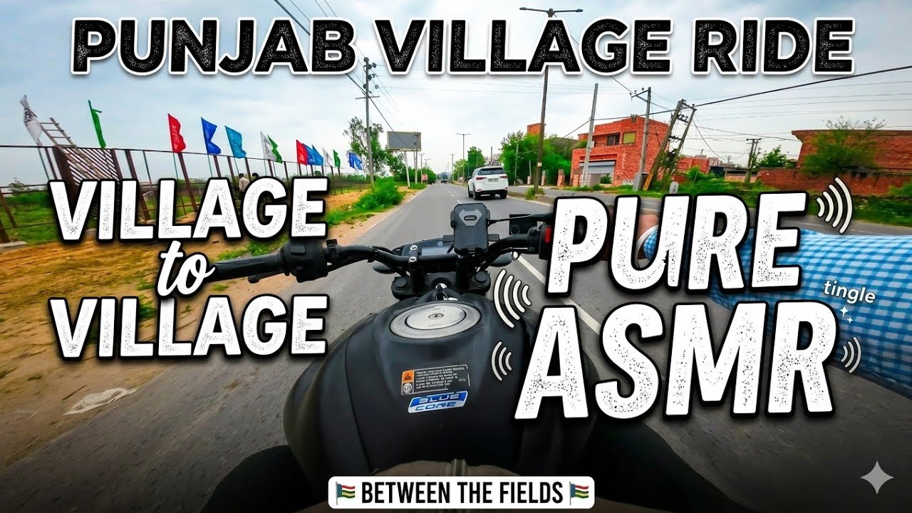 Ludhiana City Ride: Pure ASMR Engine Sounds (Yamaha 2.0 FI)
