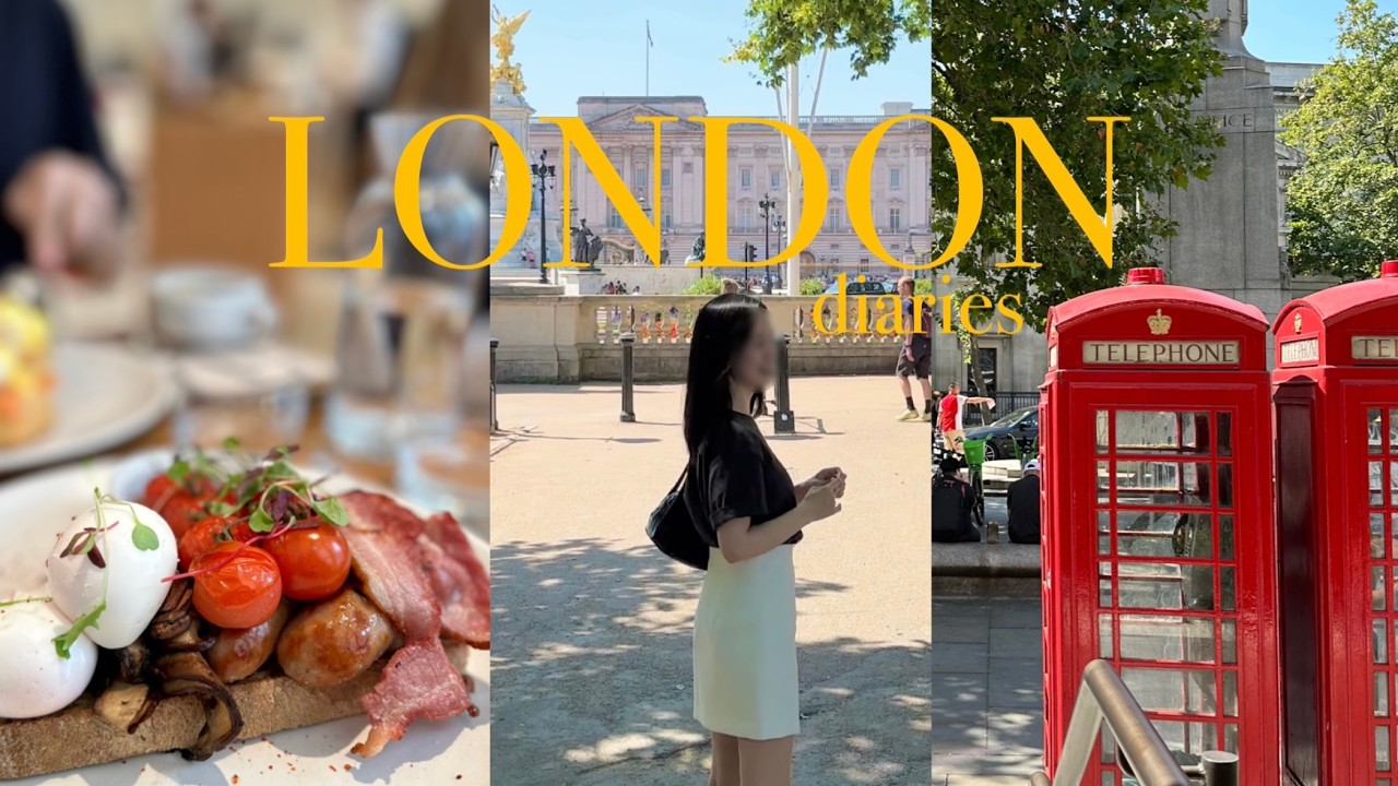 런던이 이렇게 화창하다고? 🇬🇧 3박 4일 여행 브이로그 [sub]