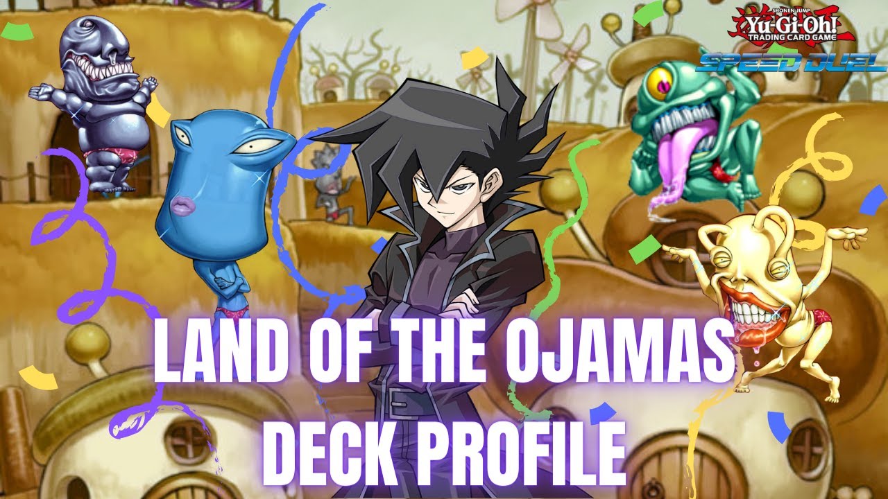 LAND OF THE OJAMAS Speed Duel Deck Profile | Pure Ojama Build | Yu-gi-oh!